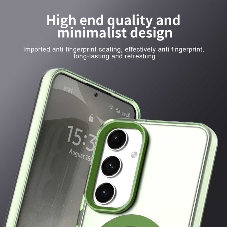 For Samsung Galaxy S25 5G Candy Magsafe PC Hybrid TPU Phone Case