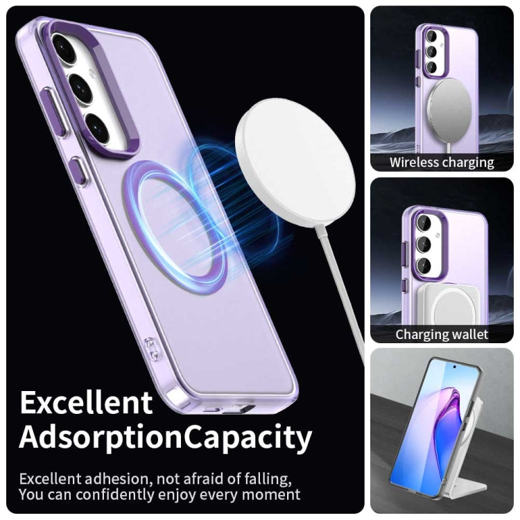 For Samsung Galaxy S25 5G Candy Magsafe PC Hybrid TPU Phone Case