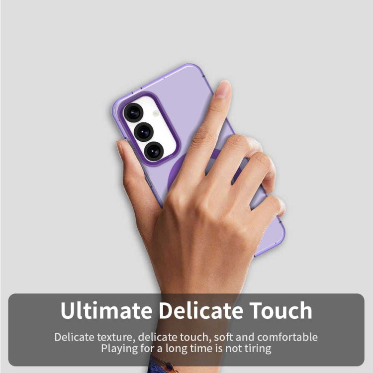 For Samsung Galaxy S25 5G Candy Magsafe PC Hybrid TPU Phone Case