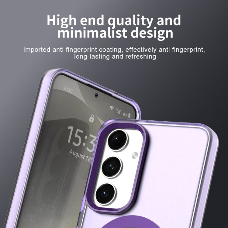 For Samsung Galaxy S25 5G Candy Magsafe PC Hybrid TPU Phone Case