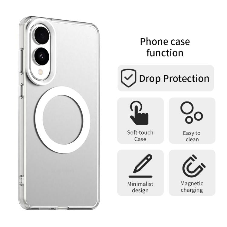For Samsung Galaxy S25 Edge 5G Candy Magsafe PC Hybrid TPU Phone Case