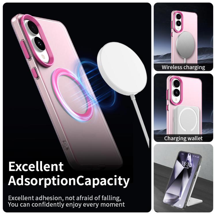 For Samsung Galaxy S25 Edge 5G Candy Magsafe PC Hybrid TPU Phone Case