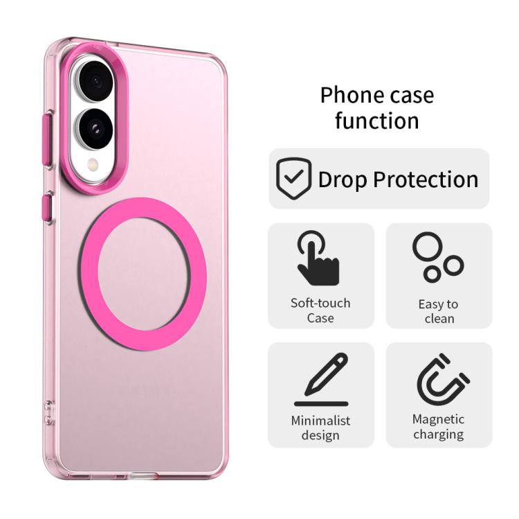 For Samsung Galaxy S25 Edge 5G Candy Magsafe PC Hybrid TPU Phone Case