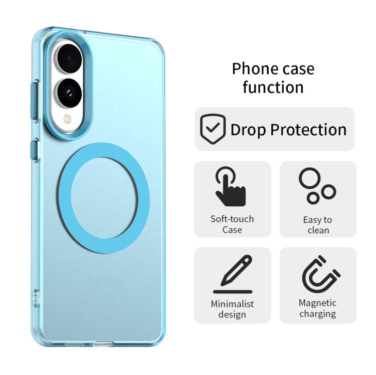 For Samsung Galaxy S25 Edge 5G Candy Magsafe PC Hybrid TPU Phone Case