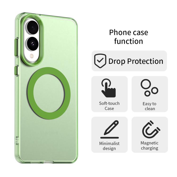 For Samsung Galaxy S25 Edge 5G Candy Magsafe PC Hybrid TPU Phone Case