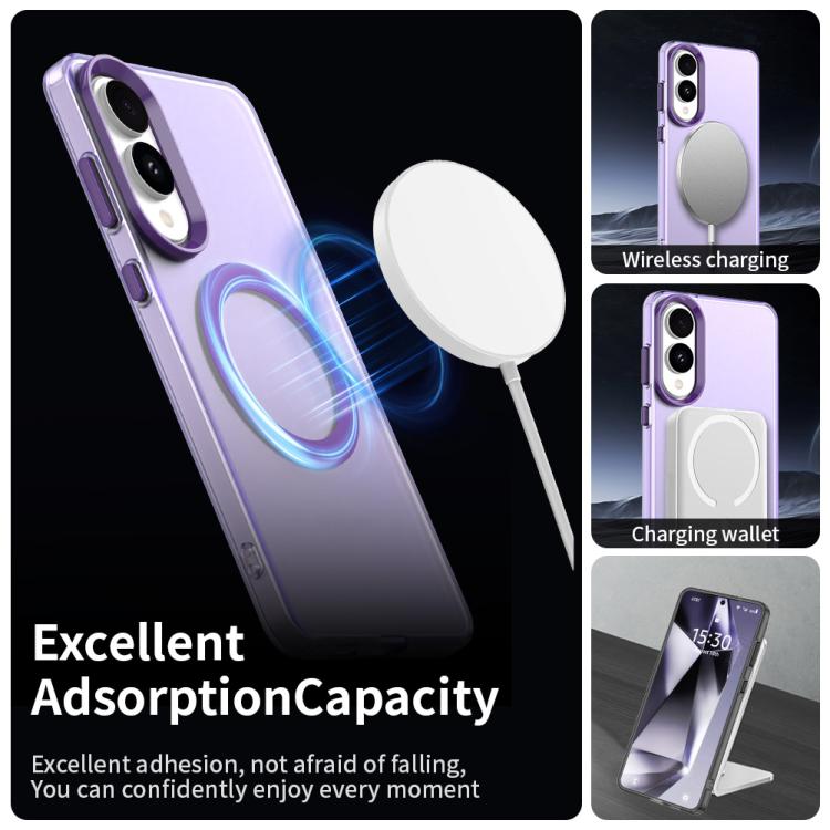 For Samsung Galaxy S25 Edge 5G Candy Magsafe PC Hybrid TPU Phone Case