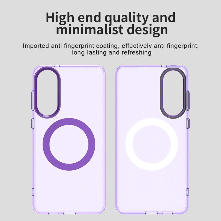 For Samsung Galaxy S25 Edge 5G Candy Magsafe PC Hybrid TPU Phone Case