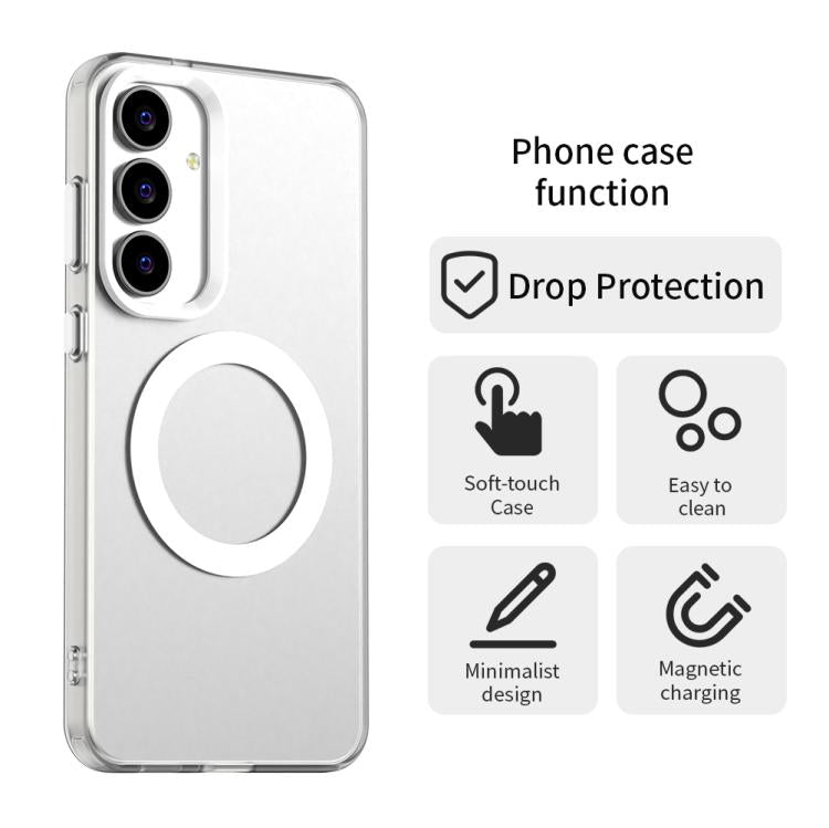 For Samsung Galaxy S25 FE 5G Candy Magsafe PC Hybrid TPU Phone Case