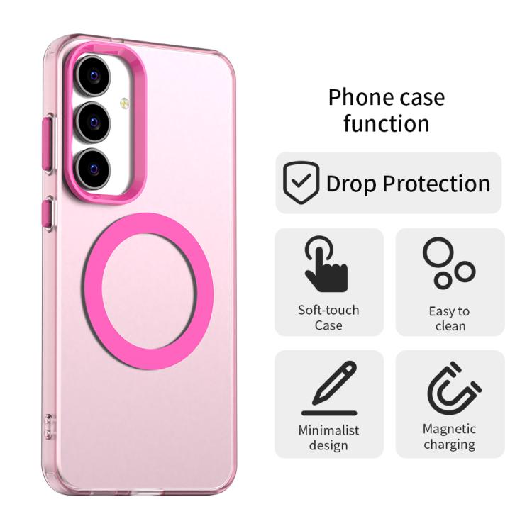 For Samsung Galaxy S25 FE 5G Candy Magsafe PC Hybrid TPU Phone Case