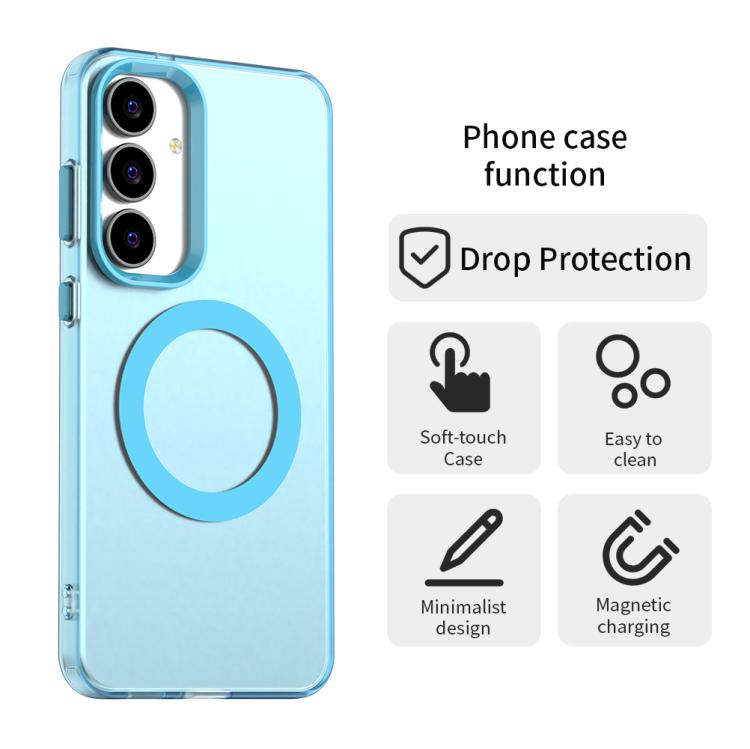 For Samsung Galaxy S25 FE 5G Candy Magsafe PC Hybrid TPU Phone Case