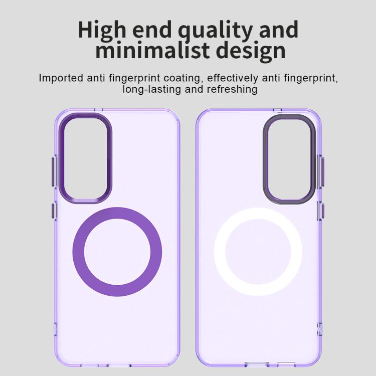 For Samsung Galaxy S25 FE 5G Candy Magsafe PC Hybrid TPU Phone Case