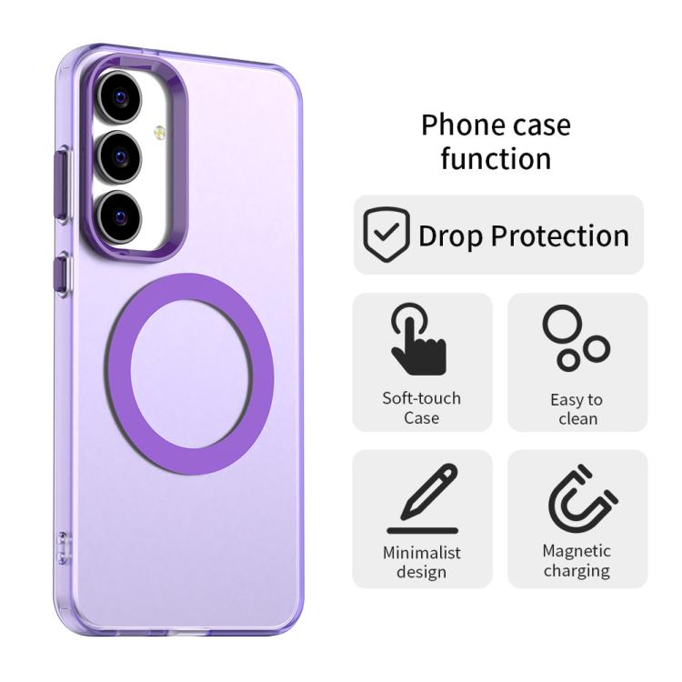 For Samsung Galaxy S25 FE 5G Candy Magsafe PC Hybrid TPU Phone Case