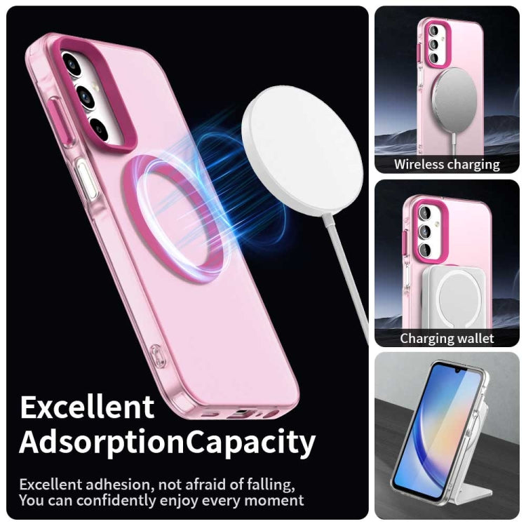 For Samsung Galaxy A15 5G Candy Magsafe PC Hybrid TPU Phone Case