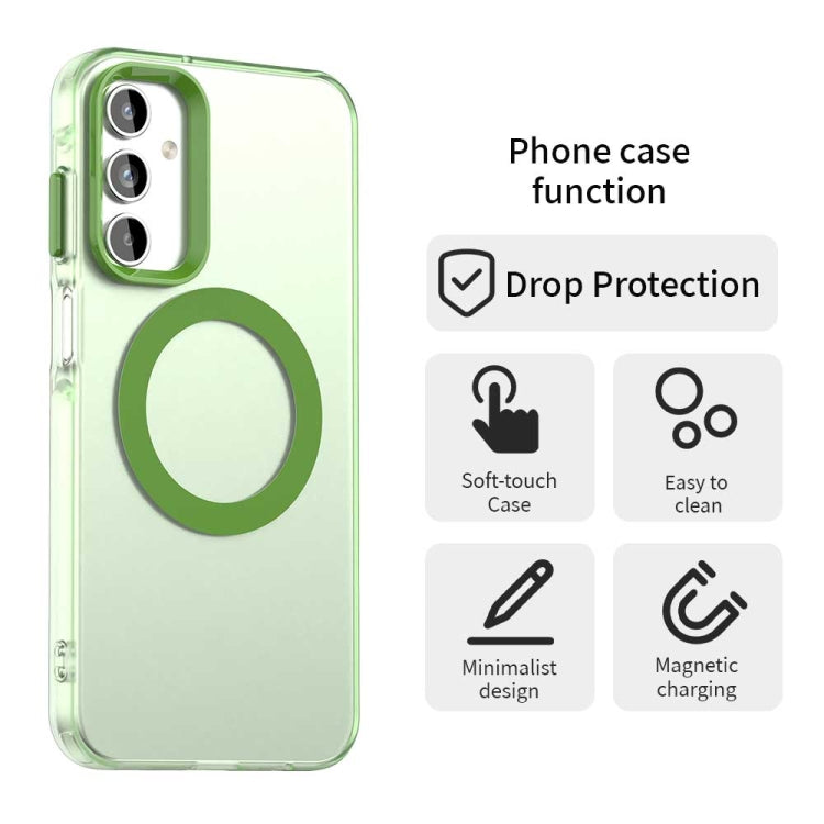 For Samsung Galaxy A15 5G Candy Magsafe PC Hybrid TPU Phone Case