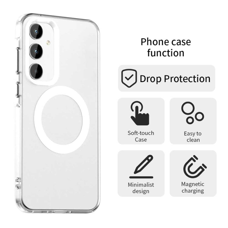 For Samsung Galaxy A55 5G Candy Magsafe PC Hybrid TPU Phone Case