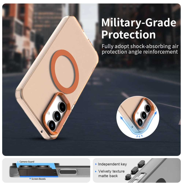 For Samsung Galaxy A55 5G Candy Magsafe PC Hybrid TPU Phone Case