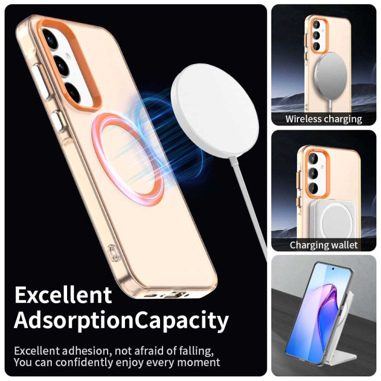 For Samsung Galaxy A55 5G Candy Magsafe PC Hybrid TPU Phone Case