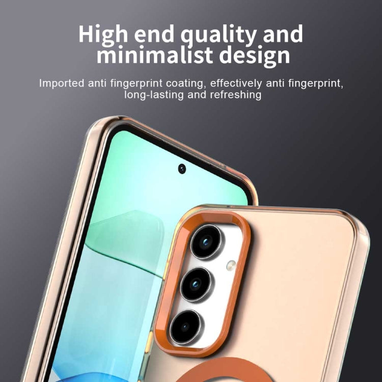 For Samsung Galaxy A55 5G Candy Magsafe PC Hybrid TPU Phone Case