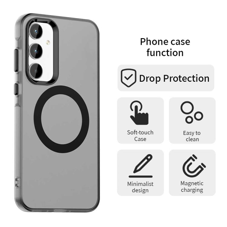For Samsung Galaxy A55 5G Candy Magsafe PC Hybrid TPU Phone Case