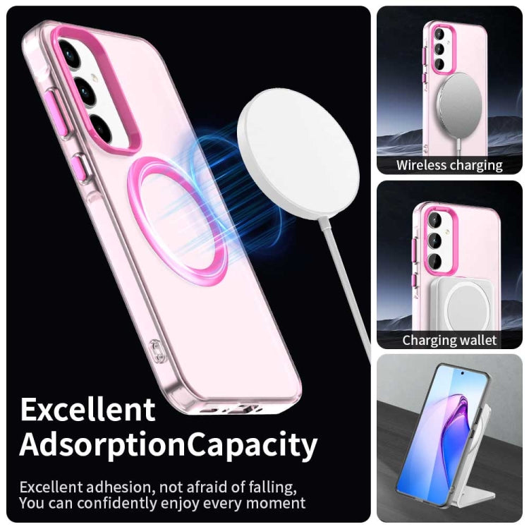 For Samsung Galaxy A55 5G Candy Magsafe PC Hybrid TPU Phone Case