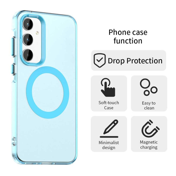 For Samsung Galaxy A55 5G Candy Magsafe PC Hybrid TPU Phone Case