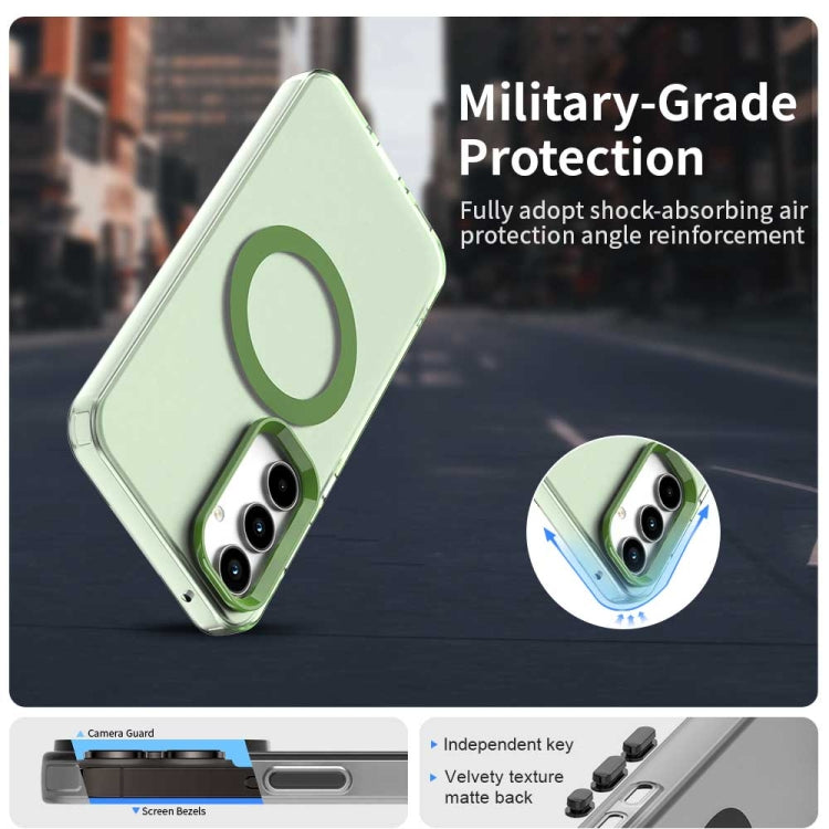 For Samsung Galaxy A55 5G Candy Magsafe PC Hybrid TPU Phone Case