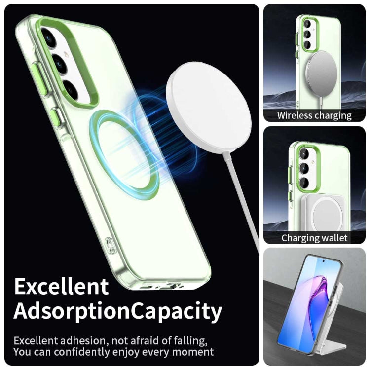 For Samsung Galaxy A55 5G Candy Magsafe PC Hybrid TPU Phone Case