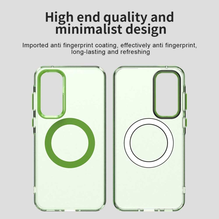 For Samsung Galaxy A55 5G Candy Magsafe PC Hybrid TPU Phone Case