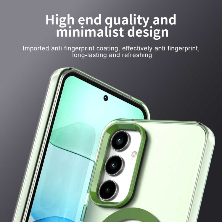 For Samsung Galaxy A55 5G Candy Magsafe PC Hybrid TPU Phone Case