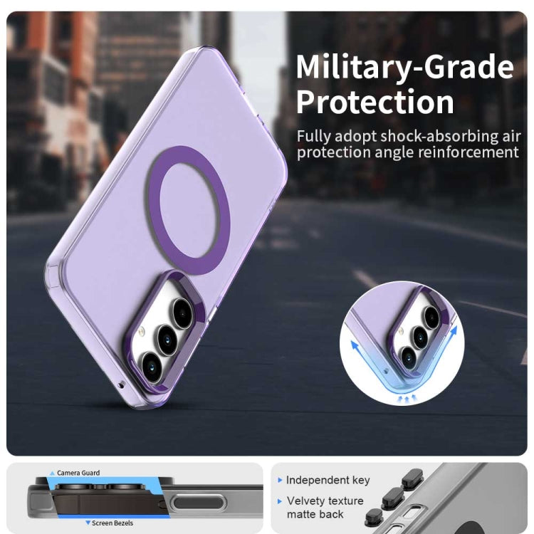 For Samsung Galaxy A55 5G Candy Magsafe PC Hybrid TPU Phone Case