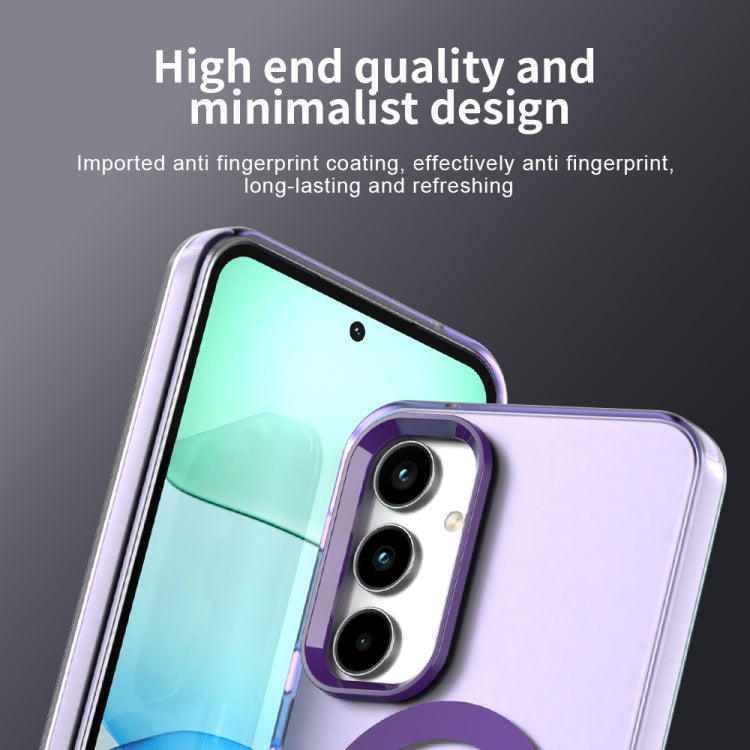 For Samsung Galaxy A55 5G Candy Magsafe PC Hybrid TPU Phone Case