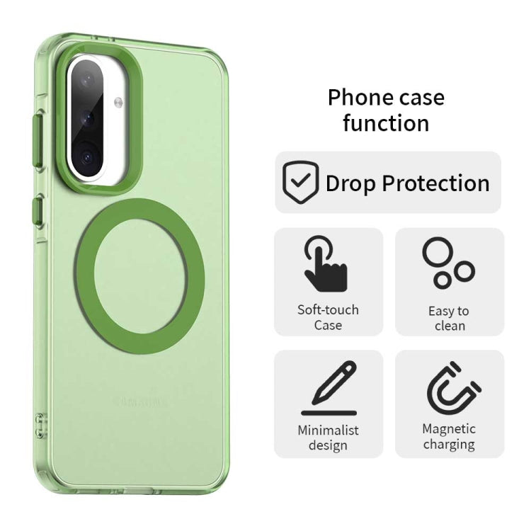 For Samsung Galaxy A36 5G Candy Magsafe PC Hybrid TPU Phone Case
