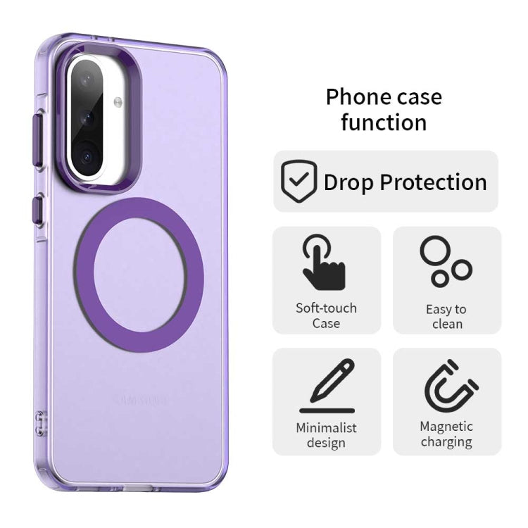 For Samsung Galaxy A36 5G Candy Magsafe PC Hybrid TPU Phone Case