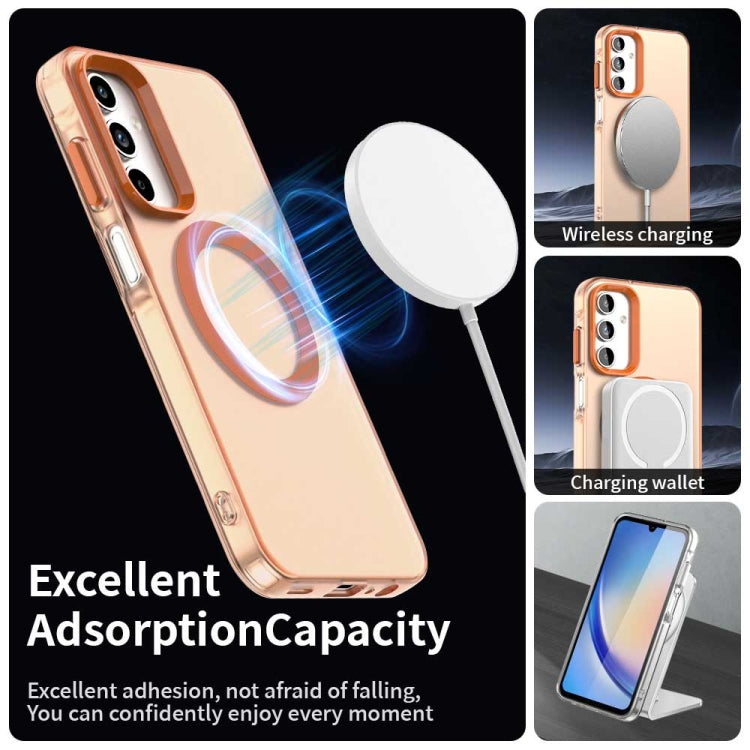 For Samsung Galaxy A35 5G Candy Magsafe PC Hybrid TPU Phone Case
