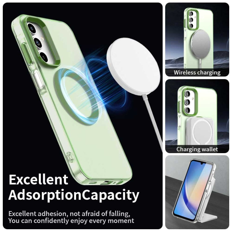 For Samsung Galaxy A35 5G Candy Magsafe PC Hybrid TPU Phone Case