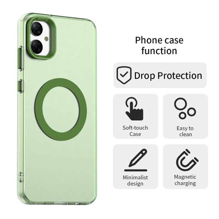For Samsung Galaxy A05 Candy Magsafe PC Hybrid TPU Phone Case