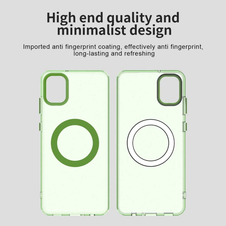 For Samsung Galaxy A05 Candy Magsafe PC Hybrid TPU Phone Case