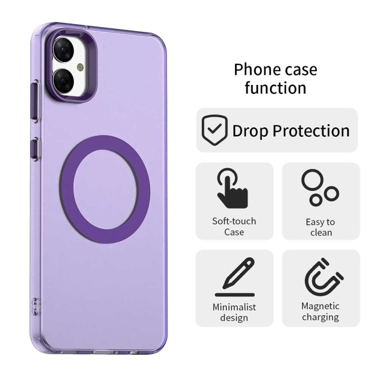 For Samsung Galaxy A05 Candy Magsafe PC Hybrid TPU Phone Case