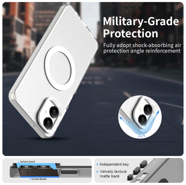 For Samsung Galaxy A06 5G Candy Magsafe PC Hybrid TPU Phone Case
