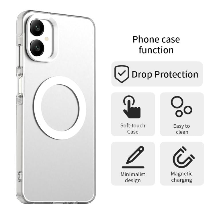 For Samsung Galaxy A06 5G Candy Magsafe PC Hybrid TPU Phone Case