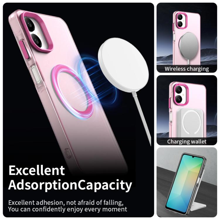For Samsung Galaxy A06 5G Candy Magsafe PC Hybrid TPU Phone Case