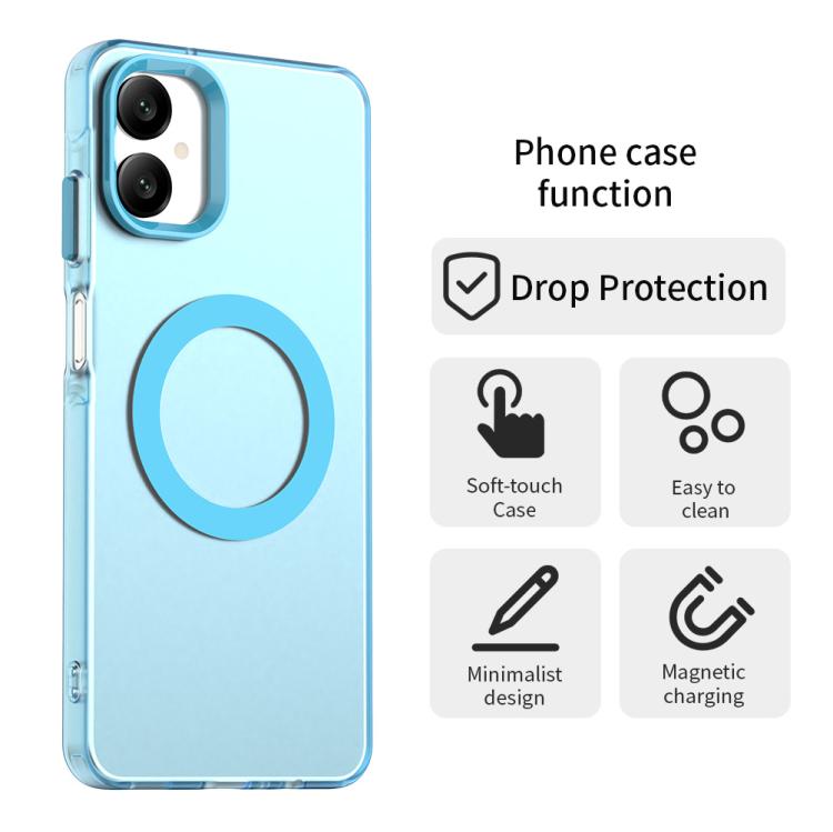 For Samsung Galaxy A06 5G Candy Magsafe PC Hybrid TPU Phone Case