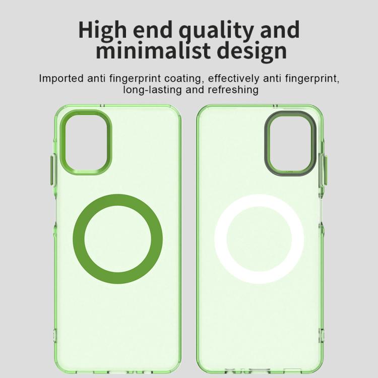 For Samsung Galaxy A06 5G Candy Magsafe PC Hybrid TPU Phone Case