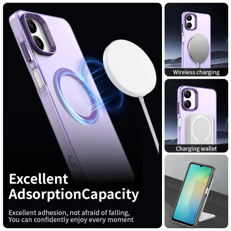 For Samsung Galaxy A06 5G Candy Magsafe PC Hybrid TPU Phone Case