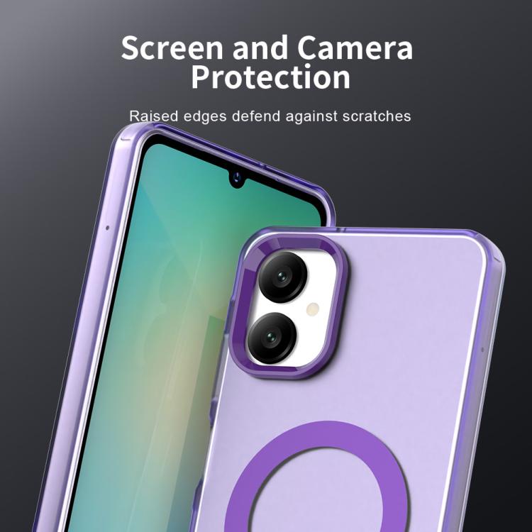For Samsung Galaxy A06 5G Candy Magsafe PC Hybrid TPU Phone Case