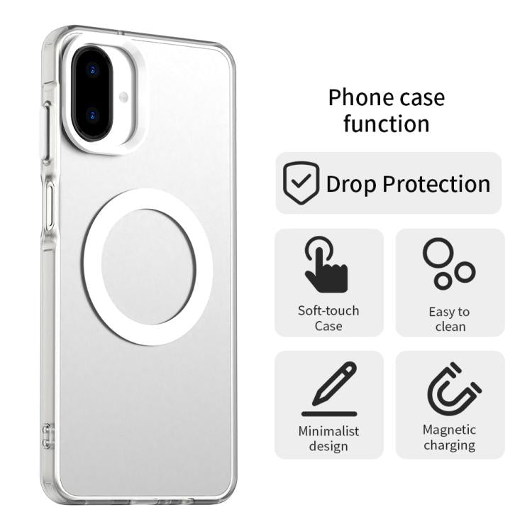 For Samsung Galaxy A07 5G Candy Magsafe PC Hybrid TPU Phone Case
