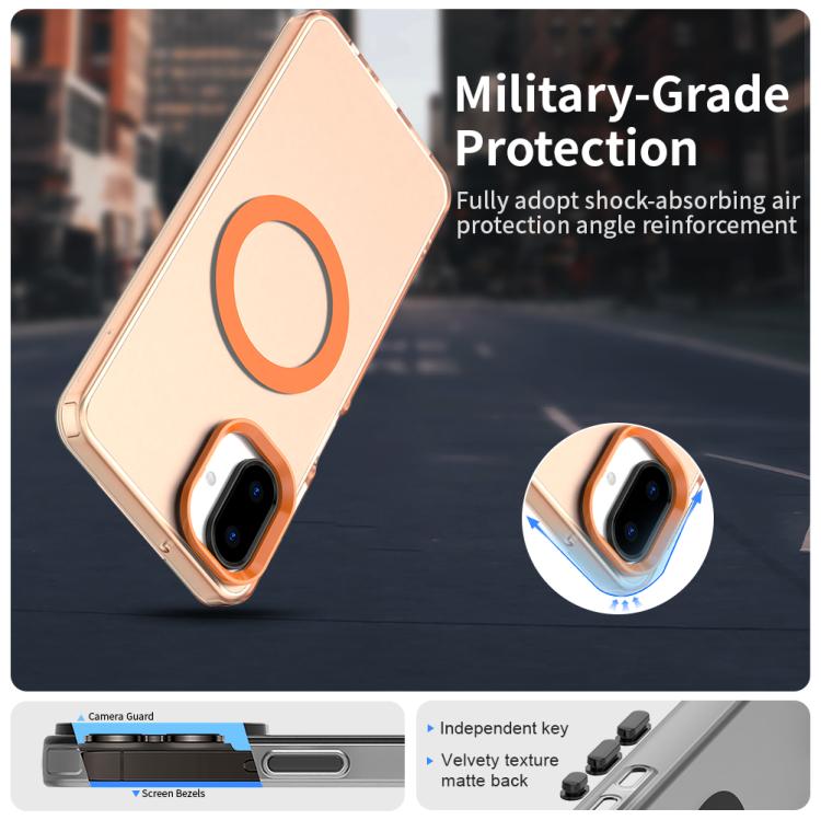 For Samsung Galaxy A07 4G Candy Magsafe PC Hybrid TPU Phone Case