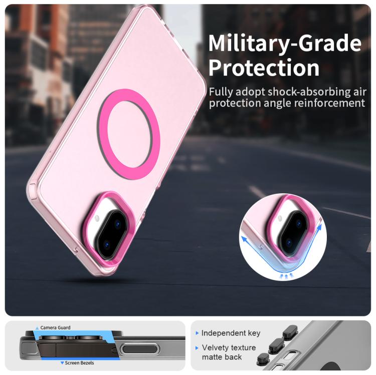 For Samsung Galaxy A07 4G Candy Magsafe PC Hybrid TPU Phone Case