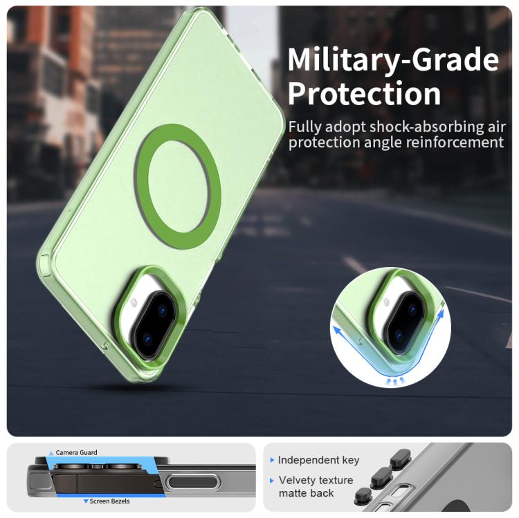 For Samsung Galaxy A07 4G Candy Magsafe PC Hybrid TPU Phone Case