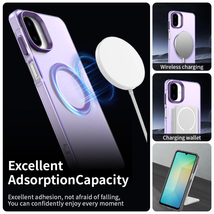 For Samsung Galaxy A07 4G Candy Magsafe PC Hybrid TPU Phone Case